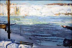14 Floating Ice - George Bellows 1910 Whitney Museum Of American Art New York City.jpg